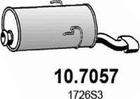 ASSO 10.7057 - Глушитель выхлопных газов, конечный avtokuzovplus.com.ua