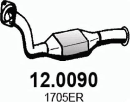 ASSO 12.0090 - Каталізатор autocars.com.ua