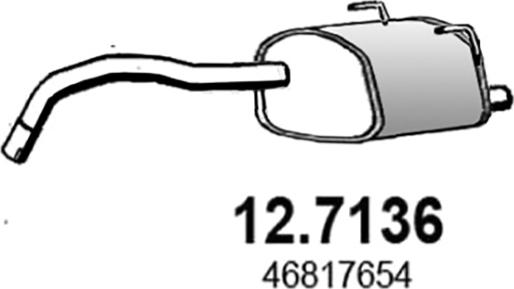 ASSO 12.7136 - Глушник вихлопних газів кінцевий autocars.com.ua