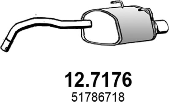 ASSO 12.7176 - Глушник вихлопних газів кінцевий autocars.com.ua