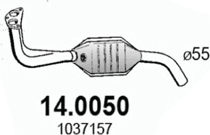ASSO 14.0050 - Каталізатор autocars.com.ua