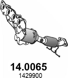 ASSO 14.0065 - Каталізатор autocars.com.ua