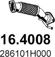 ASSO 16.4008 - Труба вихлопного газу autocars.com.ua