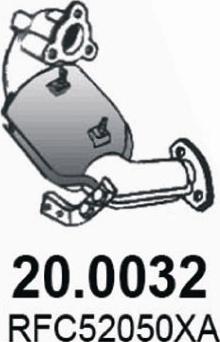 ASSO 20.0032 - Каталізатор autocars.com.ua