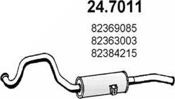 ASSO 24.7011 - Глушник вихлопних газів кінцевий autocars.com.ua