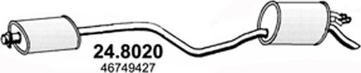 ASSO 24.8020 - Средний / конечный глушитель ОГ autodnr.net