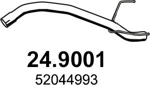 ASSO 24.9001 - Труба вихлопного газу autocars.com.ua