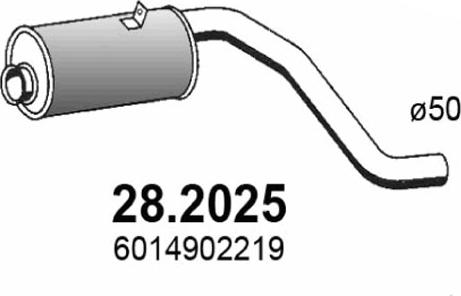 ASSO 28.2025 - Предглушитель выхлопных газов autodnr.net