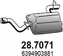 ASSO 28.7071 - Глушитель выхлопных газов, конечный autodnr.net
