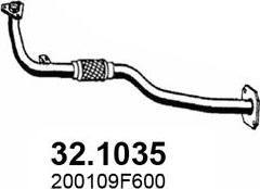 ASSO 32.1035 - Труба вихлопного газу autocars.com.ua
