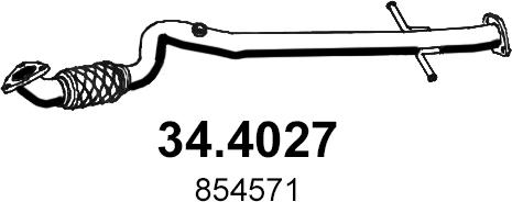 ASSO 34.4027 - Труба выхлопного газа autodnr.net