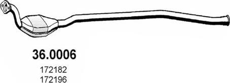 ASSO 36.0006 - Каталізатор autocars.com.ua