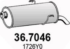 ASSO 36.7046 - Глушитель выхлопных газов, конечный autodnr.net