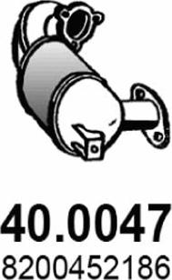 ASSO 40.0047 - Каталізатор autocars.com.ua