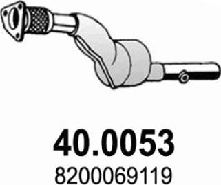 ASSO 40.0053 - Каталізатор autocars.com.ua