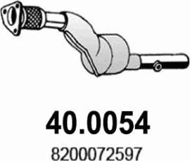 ASSO 40.0054 - Каталізатор autocars.com.ua
