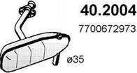 ASSO 40.2004 - Предглушітель вихлопних газів autocars.com.ua