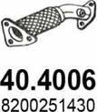 ASSO 40.4006 - Труба вихлопного газу autocars.com.ua