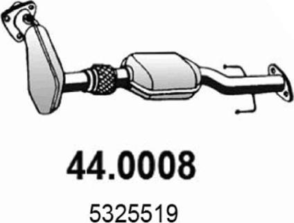 ASSO 44.0008 - Катализатор avtokuzovplus.com.ua