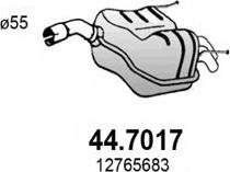 ASSO 44.7017 - Глушитель выхлопных газов, конечный autodnr.net