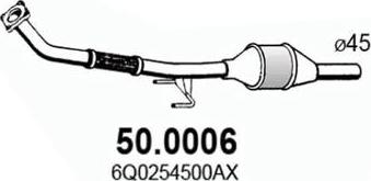 ASSO 50.0006 - Каталізатор autocars.com.ua