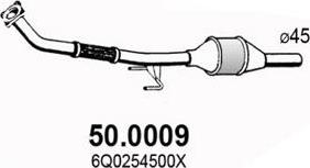 ASSO 50.0009 - Каталізатор autocars.com.ua