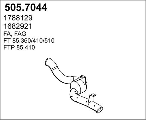 ASSO 505.7044 - Средний / конечный глушитель ОГ avtokuzovplus.com.ua