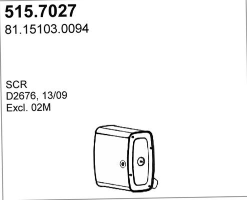 ASSO 515.7027 - Средний / конечный глушитель ОГ avtokuzovplus.com.ua