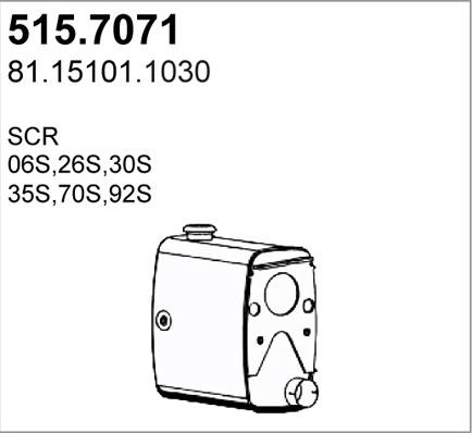 ASSO 515.7071 - Средний / конечный глушитель ОГ avtokuzovplus.com.ua