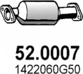 ASSO 52.0007 - Каталізатор autocars.com.ua