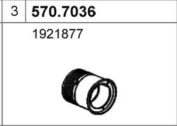 ASSO 570.7036 - Середній / кінцевий глушник ОГ autocars.com.ua