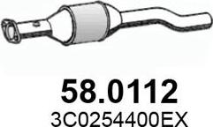 ASSO 58.0112 - Каталізатор autocars.com.ua