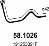 ASSO 58.1026 - Труба вихлопного газу autocars.com.ua