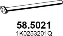 ASSO 58.5021 - Труба выхлопного газа avtokuzovplus.com.ua