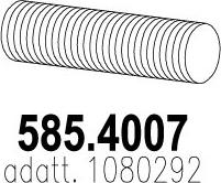 ASSO 585.4007 - Гофрована труба вихлопна система autocars.com.ua