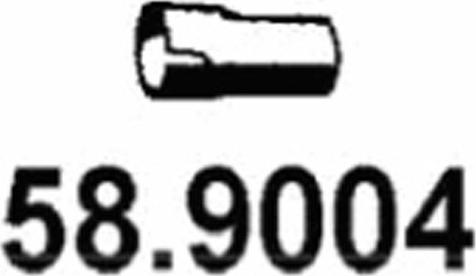 ASSO 58.9004 - Труба вихлопного газу autocars.com.ua