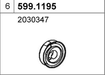 ASSO 599.1195 - Монтажний комплект, глушитель autocars.com.ua