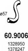 ASSO 60.9006 - Труба вихлопного газу autocars.com.ua