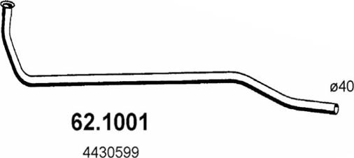 ASSO 62.1001 - Труба выхлопного газа autodnr.net
