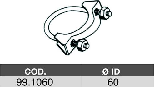ASSO 99.1060 - З'єднувальні елементи, система випуску autocars.com.ua