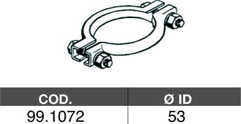 ASSO 99.1072 - З'єднувальні елементи, система випуску autocars.com.ua