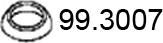 ASSO 99.3007 - Кільце ущільнювача, труба вихлопного газу autocars.com.ua