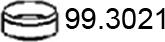 ASSO 99.3021 - Кільце ущільнювача, труба вихлопного газу autocars.com.ua