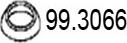 ASSO 99.3066 - Кільце ущільнювача, труба вихлопного газу autocars.com.ua