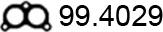 ASSO 99.4029 - Прокладка, труба вихлопного газу autocars.com.ua