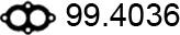 ASSO 99.4036 - Прокладка, труба вихлопного газу autocars.com.ua