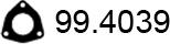 ASSO 99.4039 - Прокладка, труба вихлопного газу autocars.com.ua