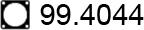 ASSO 99.4044 - Прокладка, труба вихлопного газу autocars.com.ua