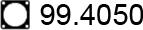 ASSO 99.4050 - Прокладка, труба вихлопного газу autocars.com.ua