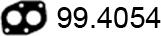 ASSO 99.4054 - Прокладка, труба вихлопного газу autocars.com.ua